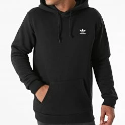 Le moins cher 🔥 Sweat Capuche Essential H34652 Noir de Adidas Originals 🧨 -Pas Cher adidas Magasin adidas 269635 H34652 20210611T161010 03