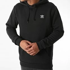 Le moins cher 🔥 Sweat Capuche Essential H34652 Noir de Adidas Originals 🧨 -Pas Cher adidas Magasin adidas 269635 H34652 20210611T161014 05