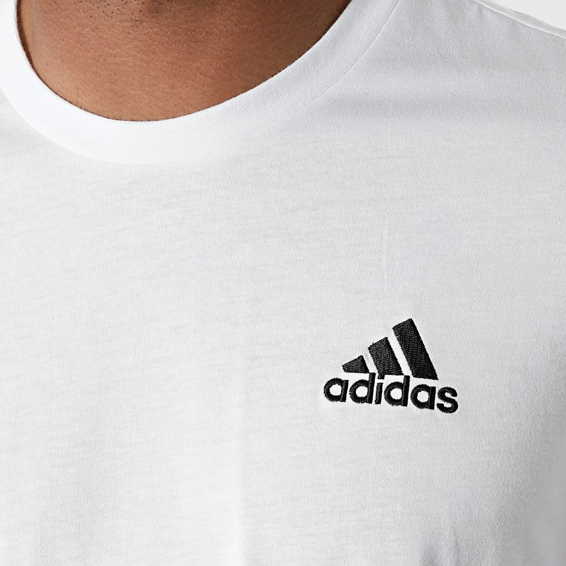 Promo 🧨 Tee 👕 Shirt M SL GK9640 Blanc de Adidas Performance ❤️ 4 Promo 🧨 Tee 👕 Shirt M SL GK9640 Blanc de Adidas Performance ❤️ – Image 2