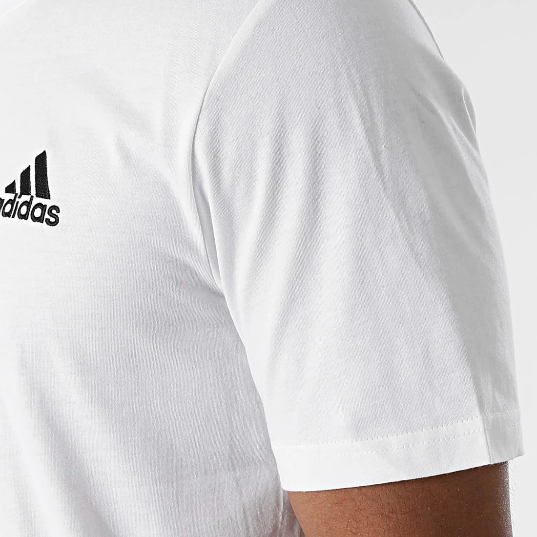Promo 🧨 Tee 👕 Shirt M SL GK9640 Blanc de Adidas Performance ❤️ 6 Promo 🧨 Tee 👕 Shirt M SL GK9640 Blanc de Adidas Performance ❤️ – Image 4