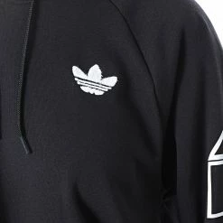 Remise ✨ Sweat Capuche Femme Crop H15775 Noir de Adidas Originals ⌛ -Pas Cher adidas Magasin adidas 269979 H15775 20210621T101938 02