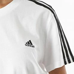 Meilleur prix 😍 Tee 👚 Shirt Femme A Bandes 3 Stripes GL0783 Blanc de Adidas Performance 😀 9 Meilleur prix 😍 Tee 👚 Shirt Femme A Bandes 3 Stripes GL0783 Blanc de Adidas Performance 😀 -Pas Cher adidas Magasin adidas 269983 GL0783 20210621T101322 02