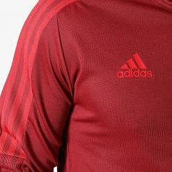 Meilleure affaire 😉 Veste Zippée A Bandes FC Bayern GR0634 Bordeaux de Adidas Performance 👏 -Pas Cher adidas Magasin adidas 269992 GR0634 20210614T150859 04