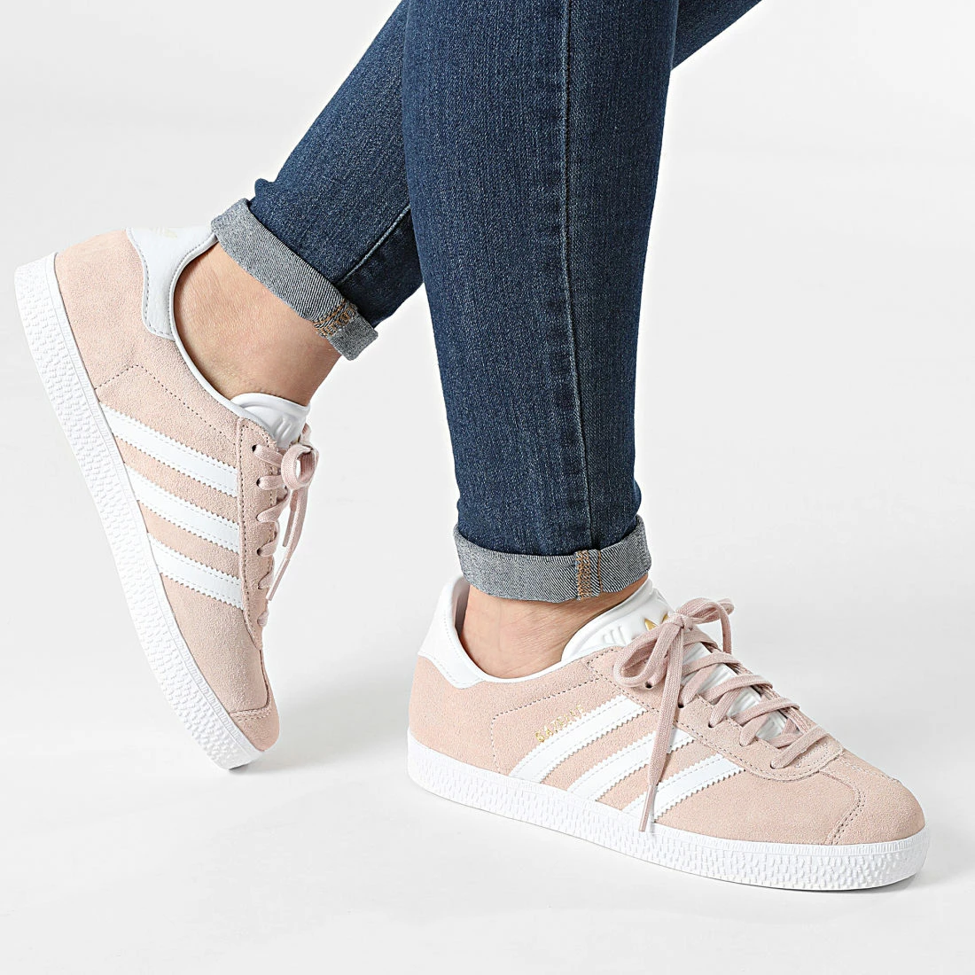 Meilleure affaire 👏 Baskets Femme Gazelle H01512 Pink Tint Cloud White de Adidas Originals ✨ 5 Meilleure affaire 👏 Baskets Femme Gazelle H01512 Pink Tint Cloud White de Adidas Originals ✨ – Image 3