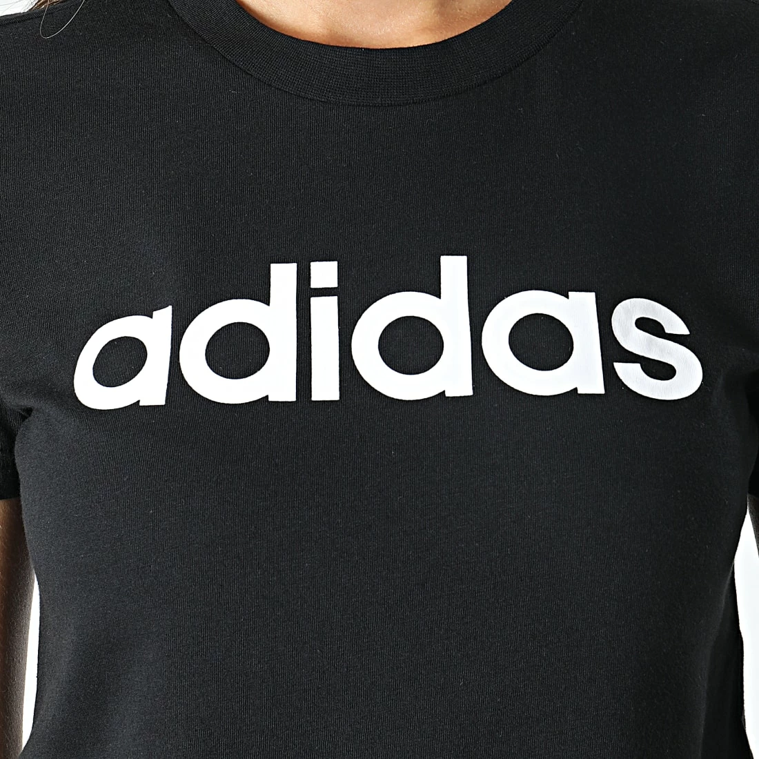 Le moins cher 🎁 Tee 👚 Shirt Femme GL0769 Noir de Adidas Performance ✨ 4 Le moins cher 🎁 Tee 👚 Shirt Femme GL0769 Noir de Adidas Performance ✨ – Image 2