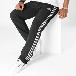 Bon marché 👏 Pantalon Jogging A Bandes GK8980 Noir de Adidas Performance 🥰 -Pas Cher adidas Magasin adidas 271115 GK8980 20210623T152232 05