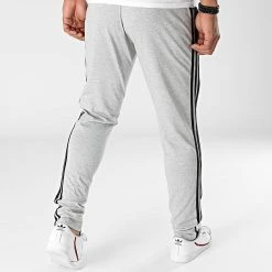 De gros 🎉 Pantalon Jogging A Bandes GK8998 Gris Chiné de Adidas Performance 🎁 -Pas Cher adidas Magasin adidas 271120 GK8998 20210623T152323 06