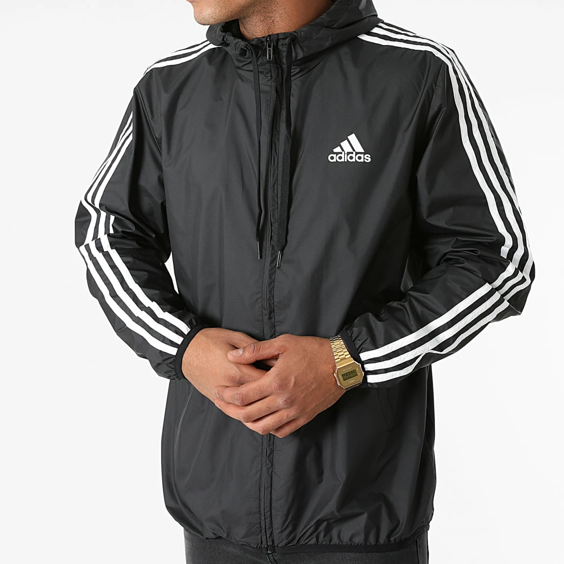 Meilleure vente 👏 Coupe-Vent A Bandes GK9026 Noir de Adidas Performance 😍 5 Meilleure vente 👏 Coupe-Vent A Bandes GK9026 Noir de Adidas Performance 😍 – Image 3