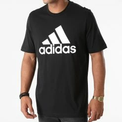 Tout neuf 🛒 Tee 👕 Shirt GK9120 Noir de Adidas Performance 😉