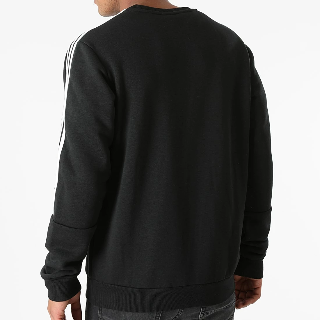 Le moins cher ✔️ Sweat Crewneck A Bandes GK9579 Noir de Adidas Performance 💯 8 Le moins cher ✔️ Sweat Crewneck A Bandes GK9579 Noir de Adidas Performance 💯 – Image 6