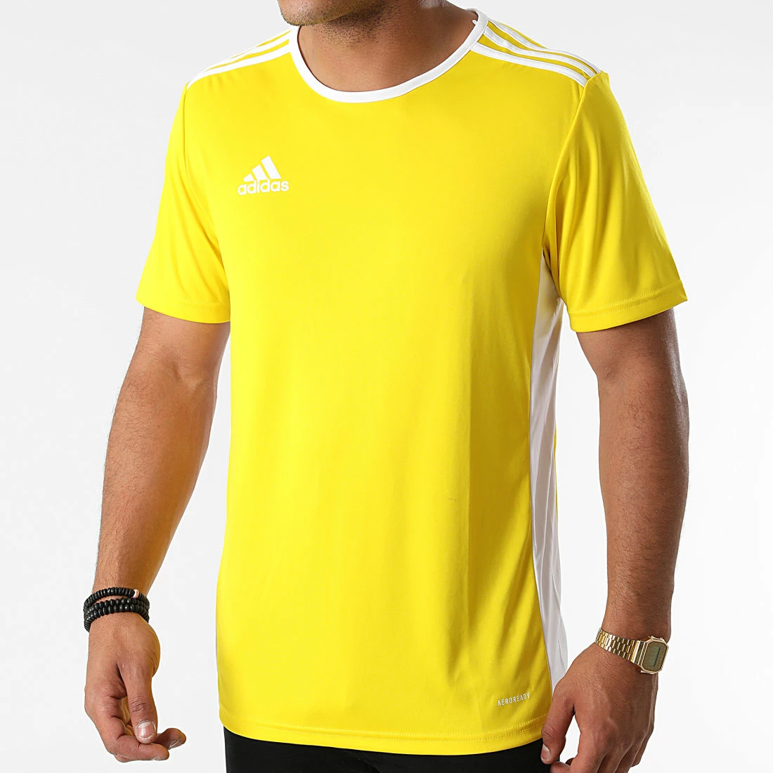 Acheter 😀 Tee 👚 Shirt A Bandes Entrada 18 CD8390 Jaune de Adidas Performance 🧨 3 Acheter 😀 Tee 👚 Shirt A Bandes Entrada 18 CD8390 Jaune de Adidas Performance 🧨