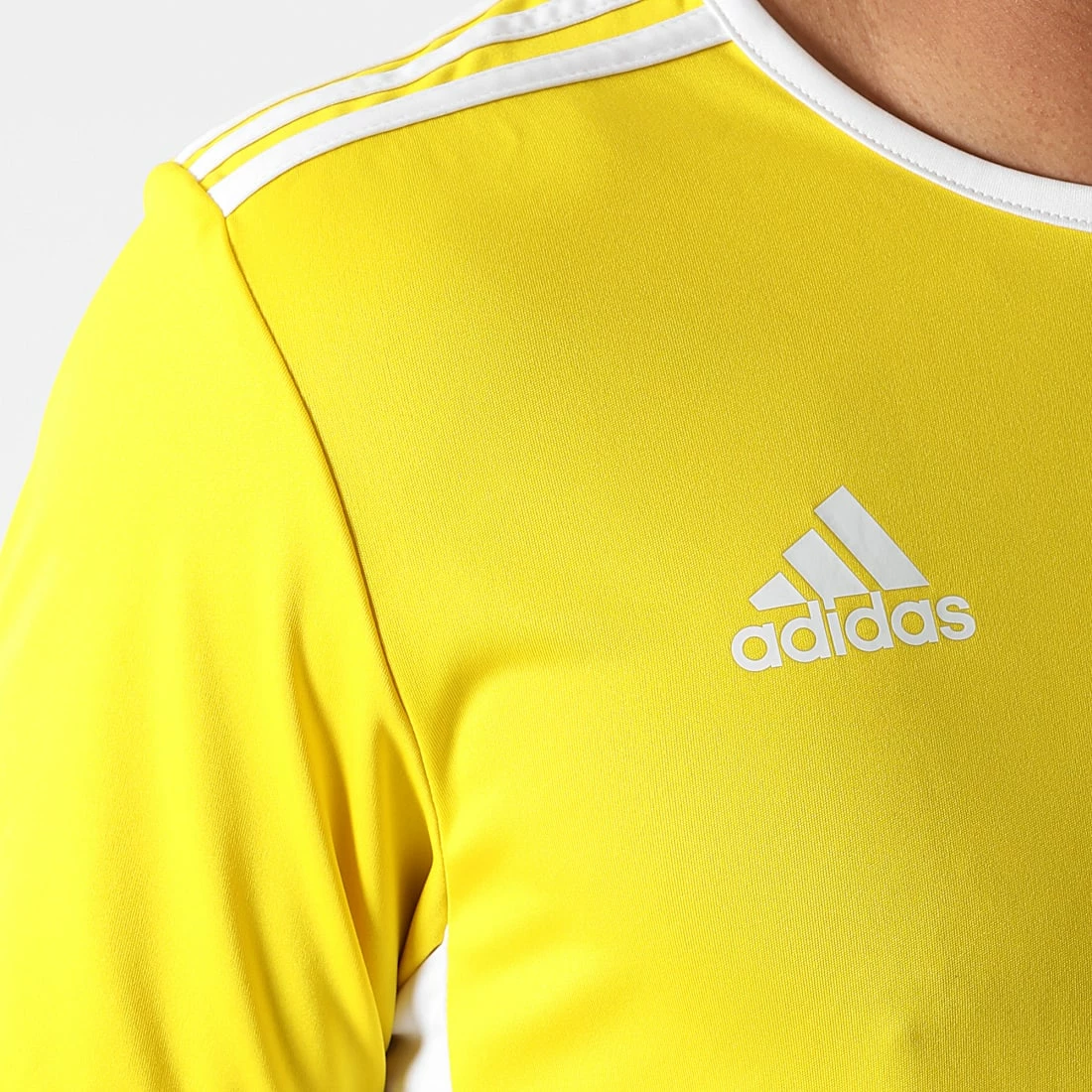 Acheter 😀 Tee 👚 Shirt A Bandes Entrada 18 CD8390 Jaune de Adidas Performance 🧨 4 Acheter 😀 Tee 👚 Shirt A Bandes Entrada 18 CD8390 Jaune de Adidas Performance 🧨 – Image 2