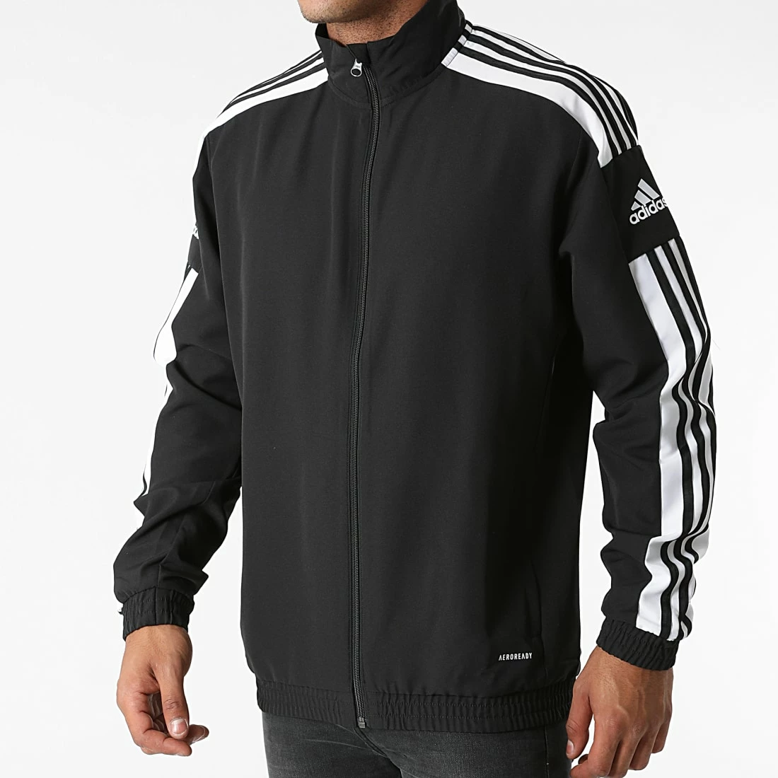 Le moins cher 👍 Veste Zippée A Bandes GK9549 Noir de Adidas Performance 👍 5 Le moins cher 👍 Veste Zippée A Bandes GK9549 Noir de Adidas Performance 👍 – Image 3