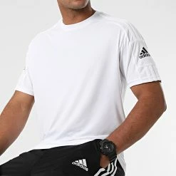 Le moins cher 💯 Tee 👚 Shirt Squad 21 GN5726 Blanc de Adidas Performance 🛒 -Pas Cher adidas Magasin adidas 271252 GN5726 20210625T074046 05