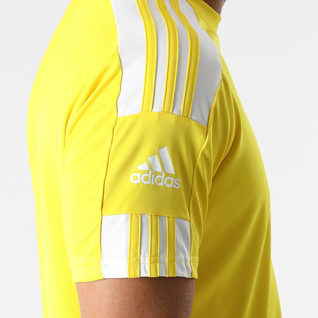 Acheter 😀 Tee 👚 Shirt A Bandes Squad 21 GN5728 Jaune de Adidas Performance 🤩 4 Acheter 😀 Tee 👚 Shirt A Bandes Squad 21 GN5728 Jaune de Adidas Performance 🤩 – Image 2