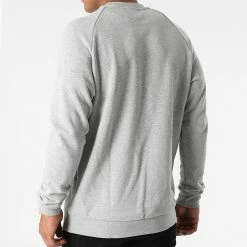 Meilleure vente 🥰 Sweat Crewneck A Bandes Trefoil H06650 Gris Chiné de Adidas Originals 👏 -Pas Cher adidas Magasin adidas 271391 H06650 20210625T155848 06