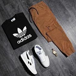 Meilleur prix 🧨 Sweat Crewneck Trefoil H06651 Noir de Adidas Originals ✔️ -Pas Cher adidas Magasin adidas 271704 H06651 20210707T080448 05