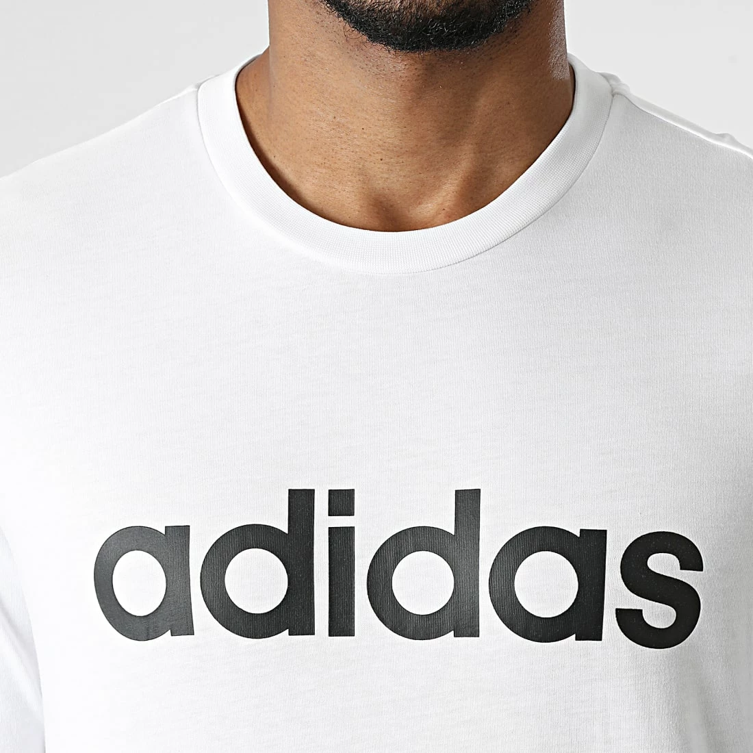 Top 10 ๐ Tee ๐ Shirt Linear Logo GL0058 Blanc de adidas ๐ 4 Top 10 ๐ Tee ๐ Shirt Linear Logo GL0058 Blanc de adidas ๐ โ Image 2