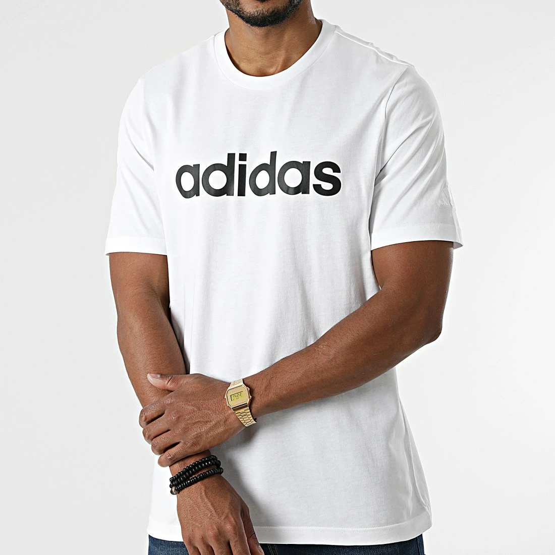 Top 10 ๐ Tee ๐ Shirt Linear Logo GL0058 Blanc de adidas ๐ 7 Top 10 ๐ Tee ๐ Shirt Linear Logo GL0058 Blanc de adidas ๐ โ Image 5