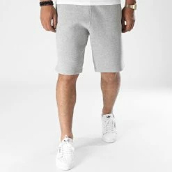 Top 10 🤩 Short Jogging Essential H34682 Gris Chiné de Adidas Originals 🎉 -Pas Cher adidas Magasin adidas 271749 H34682 20210702T142739 03