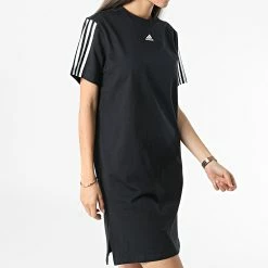 Top 10 🛒 Robe Tee 👚 Shirt Femme A Bandes GS1371 Noir de Adidas Performance 🧨 -Pas Cher adidas Magasin adidas 272369 GS1371 20210712T144557 05