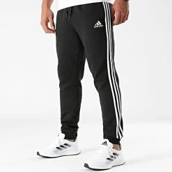 Acheter 🛒 Pantalon Jogging A Bandes Fleece GK8821 Noir de Adidas Performance 😀 -Pas Cher adidas Magasin adidas 272981 GK8821 20210709T082528 03
