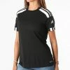 Grosses soldes 🧨 Tee 👕 Shirt Femme A Bandes GN5757 Noir de Adidas Performance 🎉 -Pas Cher adidas Magasin adidas 273054 GN5757 20210727T155422 01