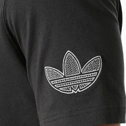 Bon marché 😀 Tee 👚 Shirt Logo H06746 Noir de Adidas Originals ✨ -Pas Cher adidas Magasin adidas 273881 H06746 20210713T155800 04