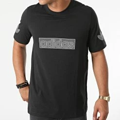 Bon marché 😀 Tee 👚 Shirt Logo H06746 Noir de Adidas Originals ✨ -Pas Cher adidas Magasin adidas 273881 H06746 20210713T155802 05