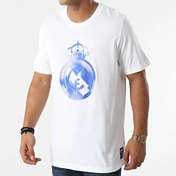 Meilleure affaire 🥰 Tee 👕 Shirt Real Madrid GR4261 Ecru de Adidas Performance 🔥