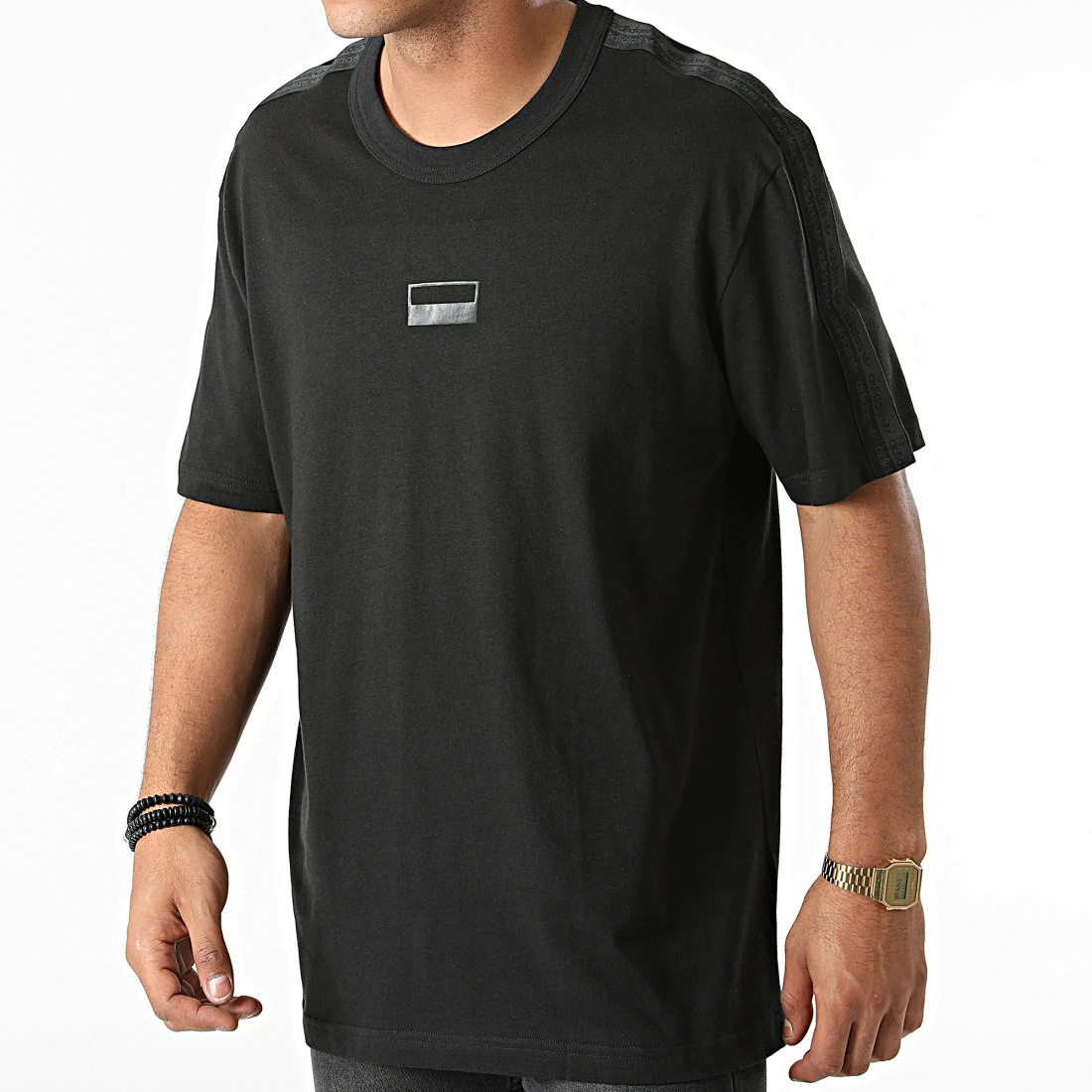 Sortie 🔔 Tee 👚 Shirt A Bandes H11498 Noir de Adidas Originals 👍 3 Sortie 🔔 Tee 👚 Shirt A Bandes H11498 Noir de Adidas Originals 👍