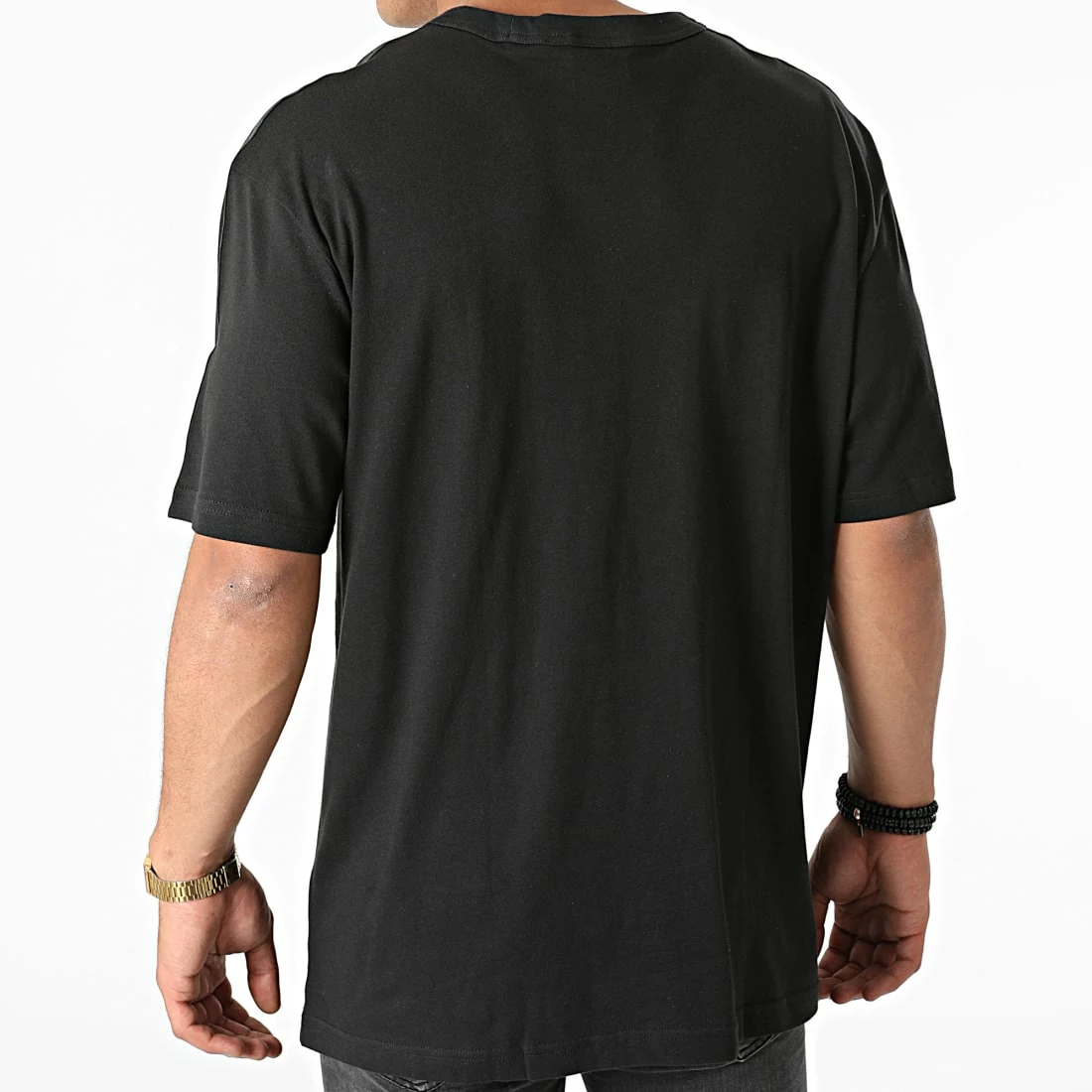 Sortie 🔔 Tee 👚 Shirt A Bandes H11498 Noir de Adidas Originals 👍 8 Sortie 🔔 Tee 👚 Shirt A Bandes H11498 Noir de Adidas Originals 👍 – Image 6