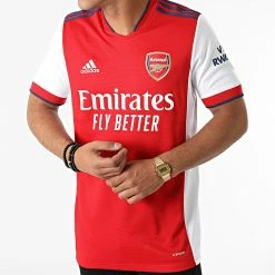 Tout neuf ❤️ Tee 👚 Shirt Arsenal FC GM0217 Rouge de Adidas Performance 🌟 -Pas Cher adidas Magasin adidas 275661 GM0217 20210723T143106 03