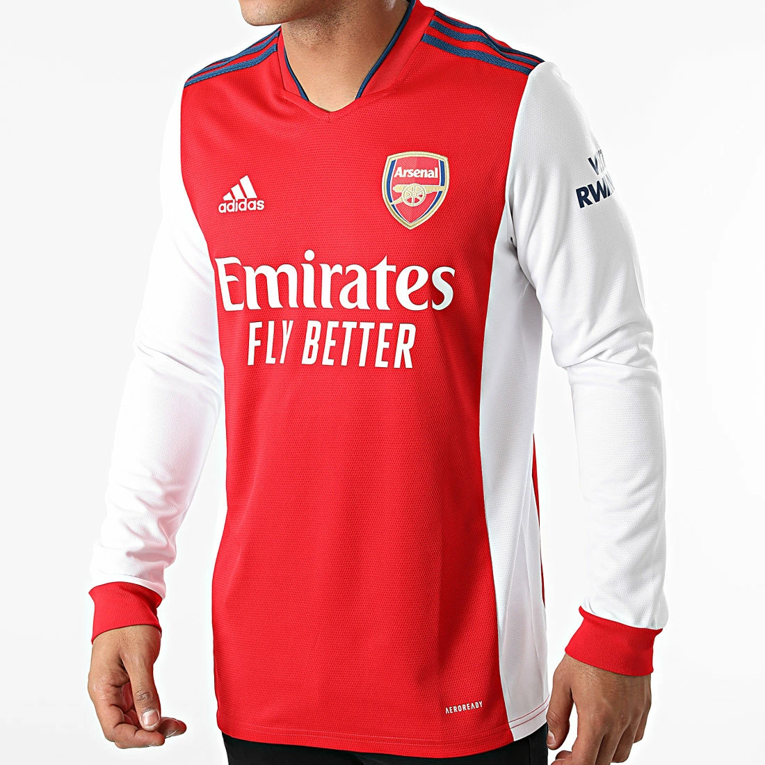 De gros 🎁 Tee 👕 Shirt Manches Longues Arsenal FC GQ3247 Rouge Blanc de Adidas Performance 😉 3 De gros 🎁 Tee 👕 Shirt Manches Longues Arsenal FC GQ3247 Rouge Blanc de Adidas Performance 😉