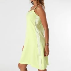 Meilleure affaire 🥰 Robe Débardeur Femme A Bandes H37805 Vert Fluo de Adidas Originals 😍 -Pas Cher adidas Magasin adidas 275685 H37805 20210727T155608 05