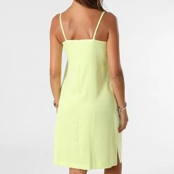 Meilleure affaire 🥰 Robe Débardeur Femme A Bandes H37805 Vert Fluo de Adidas Originals 😍 -Pas Cher adidas Magasin adidas 275685 H37805 20210727T155610 06