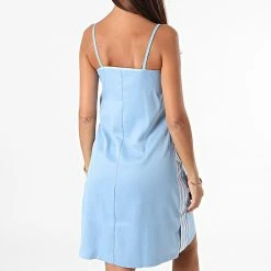 Sortie ✔️ Robe Débardeur Femme A Bandes H37804 Bleu Clair de Adidas Originals 😍 -Pas Cher adidas Magasin adidas 280382 H37804 20210903T111614 06