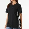 Meilleure vente 🎉 Tee 👚 Shirt Femme A Bandes H17921 Noir de Adidas Originals 👍 -Pas Cher adidas Magasin adidas 281340 H17921 20210903T111854 01