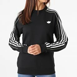 Le moins cher 😀 Sweat Crewneck Femme A Bandes H15826 Noir de Adidas Originals 🤩 10 Le moins cher 😀 Sweat Crewneck Femme A Bandes H15826 Noir de Adidas Originals 🤩 -Pas Cher adidas Magasin adidas 281341 H15826 20210903T111834 03