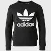 Acheter 🤩 Sweat Crewneck Enfant Trefoil ED7797 Noir de Adidas Originals 🎁