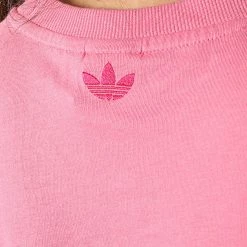 Le moins cher 😀 Tee 👚 Shirt Crop Femme H18055 Rose de Adidas Originals 🥰 -Pas Cher adidas Magasin adidas 286022 H18055 20210928T162430 04