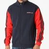 Meilleur prix 🥰 Veste Zippée A Bandes H31266 Bleu Marine Rouge de Adidas Originals 🔔 -Pas Cher adidas Magasin adidas 287821 H31266 20211013T163218 01