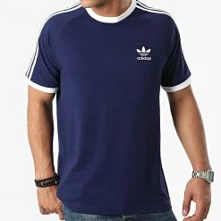 Sortie 👍 Tee 👕 Shirt A Bandes Classic 3 Stripes H37760 Bleu Marine de Adidas Originals 💯 12 Sortie 👍 Tee 👕 Shirt A Bandes Classic 3 Stripes H37760 Bleu Marine de Adidas Originals 💯 -Pas Cher adidas Magasin adidas 288713 H37760 20211015T160132 03