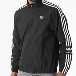 Budget 🔥 Veste Zippée A Bandes Lock Up H41391 Noir de Adidas Originals 🎁
