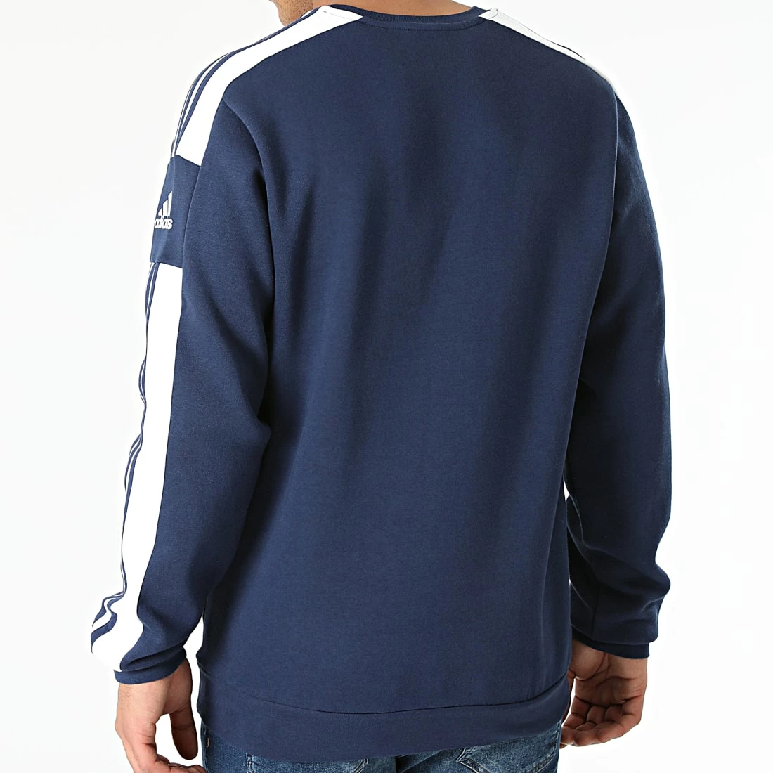 Offres ✨ Sweat Crewneck A Bandes GT6639 Bleu Marine de Adidas Performance ⭐ 8 Offres ✨ Sweat Crewneck A Bandes GT6639 Bleu Marine de Adidas Performance ⭐ – Image 6