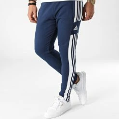 Promo 🛒 Pantalon Jogging A Bandes GT6644 Bleu Marine de Adidas Performance 🛒 -Pas Cher adidas Magasin adidas 290872 GT6643 20211105T150112 03
