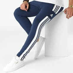 Promo 🛒 Pantalon Jogging A Bandes GT6644 Bleu Marine de Adidas Performance 🛒 -Pas Cher adidas Magasin adidas 290872 GT6643 20211105T150115 05