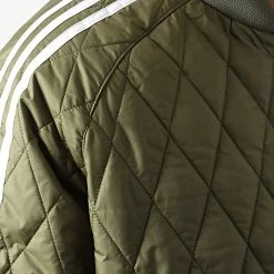 Sortie 😍 Veste Zippée Quilted H11435 Vert Kaki de Adidas Originals 🎉 -Pas Cher adidas Magasin adidas 292456 H11435 20211118T154901 04