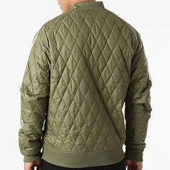 Sortie 😍 Veste Zippée Quilted H11435 Vert Kaki de Adidas Originals 🎉 -Pas Cher adidas Magasin adidas 292456 H11435 20211118T154904 06