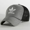 Bon marché 🎁 Casquette Trucker Curved HD9695 Gris Chiné Noir de Adidas Originals 🤩
